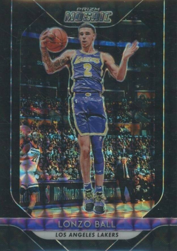 2018 Panini Prizm Mosaic Lonzo Ball #67 Basketball Card