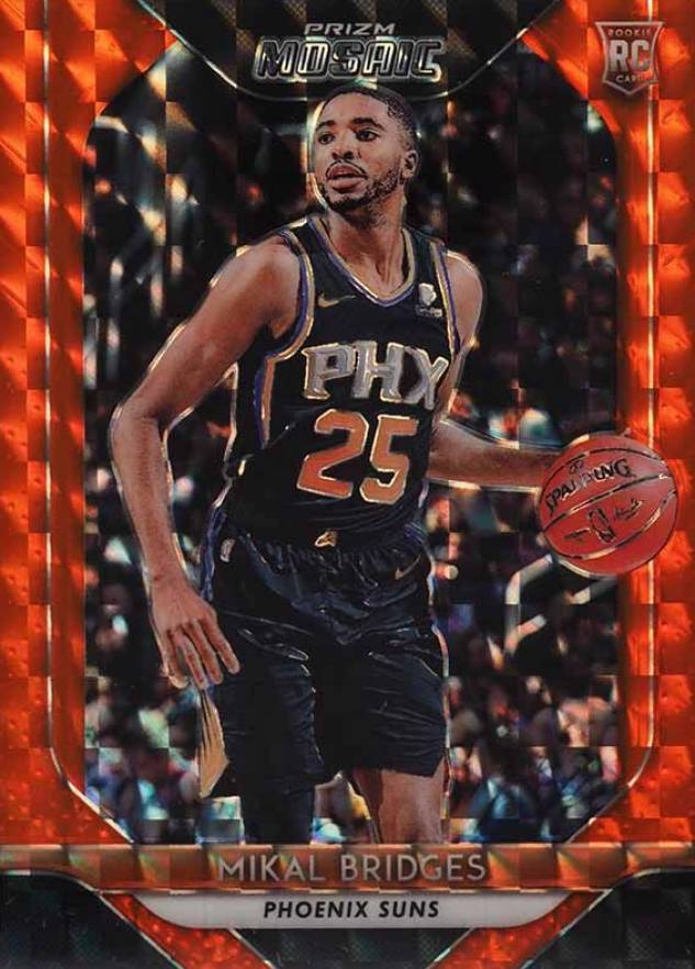 2018 Panini Prizm Mosaic Mikal Bridges #74 Basketball Card