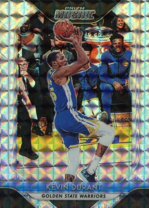 2018 Panini Prizm Mosaic Kevin Durant #53 Basketball Card