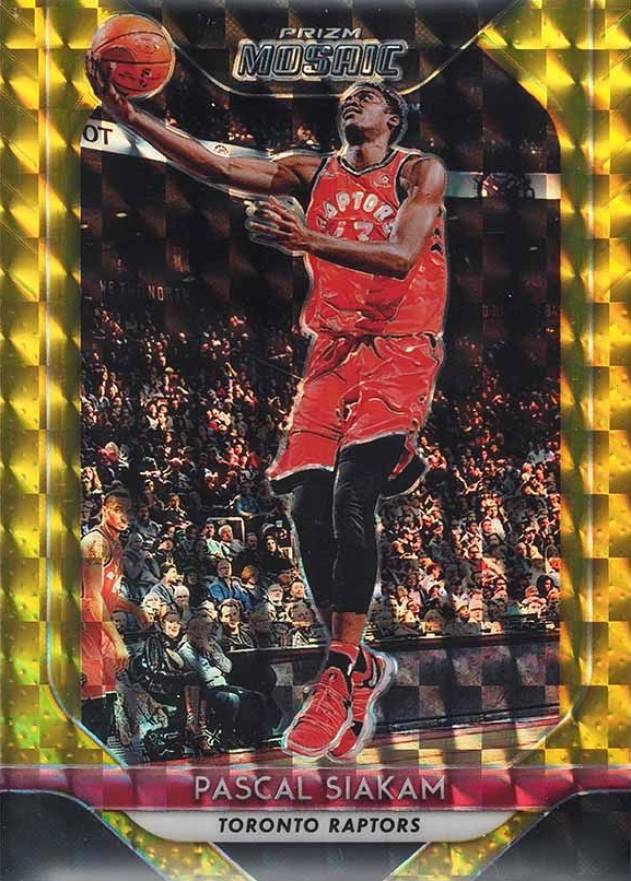 2018 Panini Prizm Mosaic Pascal Siakam #83 Basketball Card