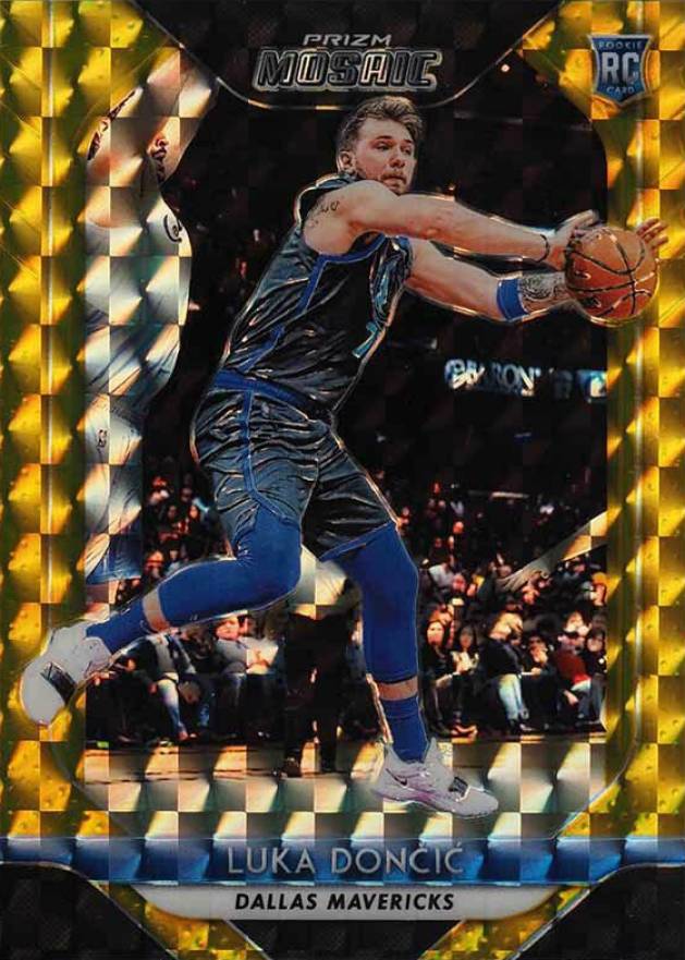 2018 Panini Prizm Mosaic Luka Doncic #68 Basketball Card