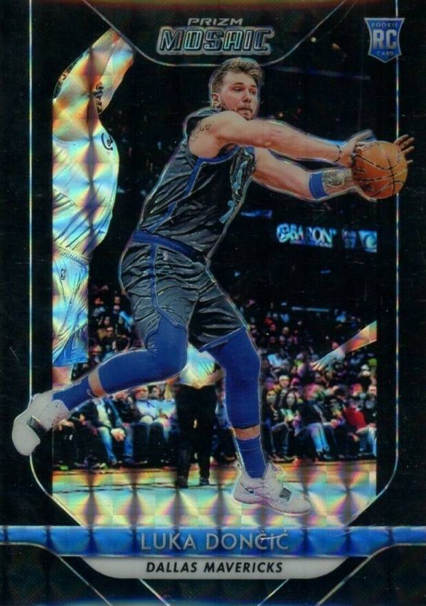 2018 Panini Prizm Mosaic Luka Doncic #68 Basketball Card