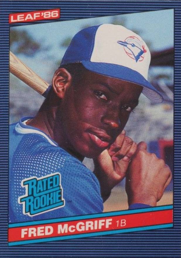 1986 Leaf Fred McGriff #28 Baseball Card