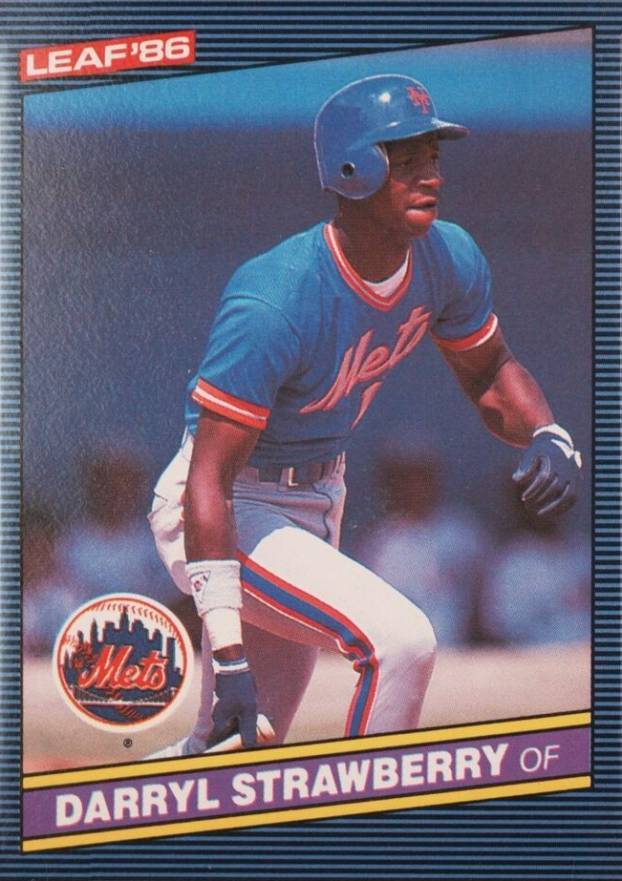 1986 Leaf Darryl Strawberry #131 Baseball Card