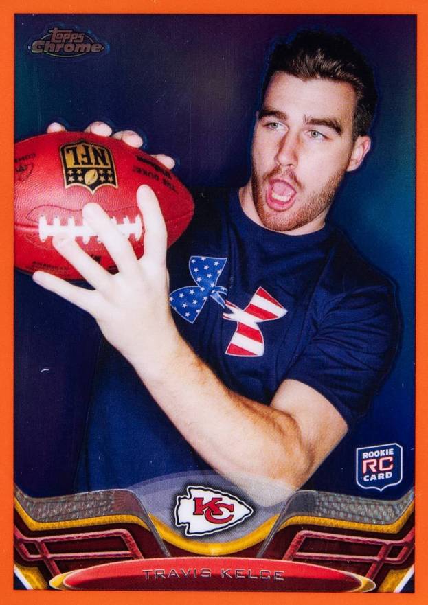 2013 Topps Chrome Travis Kelce #118 Football Card