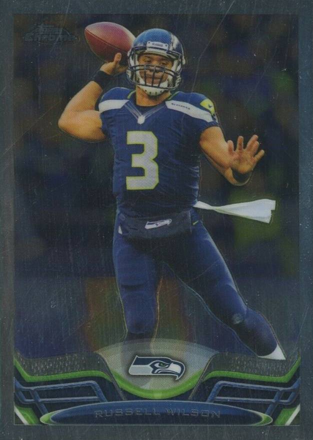 2013 Topps Chrome Russell Wilson #175 Football Card