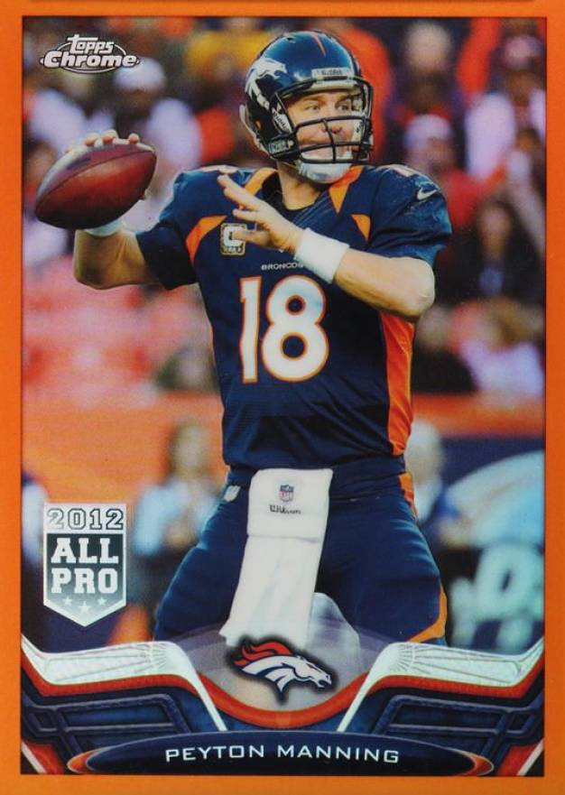 2013 Topps Chrome Peyton Manning #1 Football Card