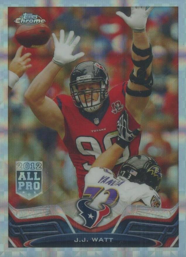 2013 Topps Chrome J.J. Watt #159 Football Card