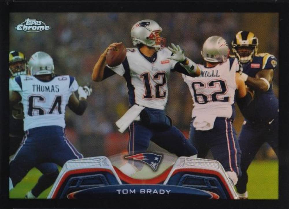 2013 Topps Chrome Tom Brady #50 Football Card