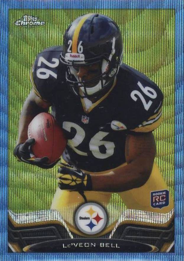 2013 Topps Chrome LE'Veon Bell #198 Football Card