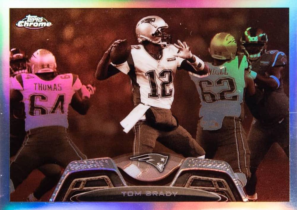 2013 Topps Chrome Tom Brady #50 Football Card