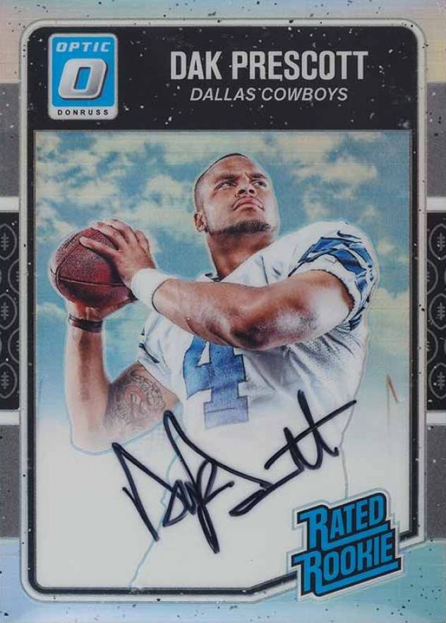 2016 Panini Donruss Optic Dak Prescott #162 Football Card