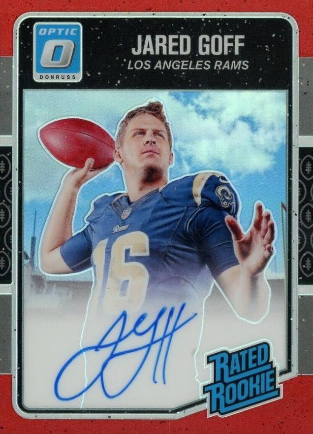 2016 Panini Donruss Optic Jared Goff #172 Football Card