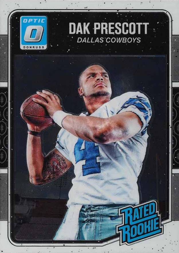 2016 Panini Donruss Optic Dak Prescott #162 Football Card