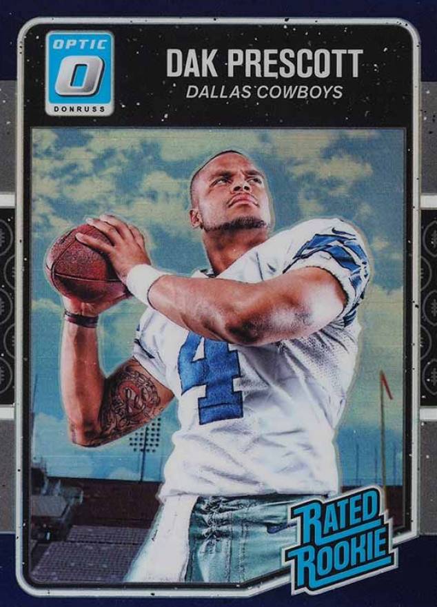 2016 Panini Donruss Optic Dak Prescott #162 Football Card