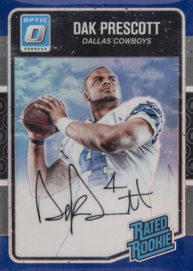 2016 Panini Donruss Optic Dak Prescott #162 Football Card