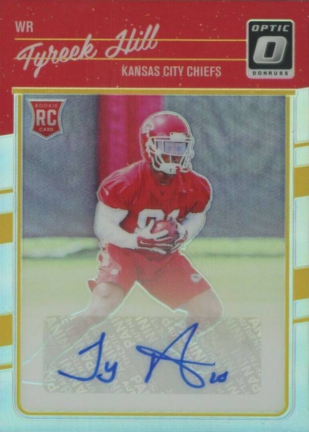 2016 Panini Donruss Optic Tyreek Hill #117 Football Card