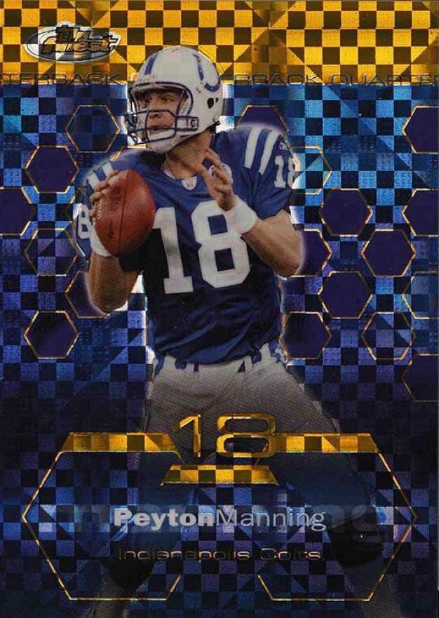 2003 Finest Peyton Manning #9 Football Card