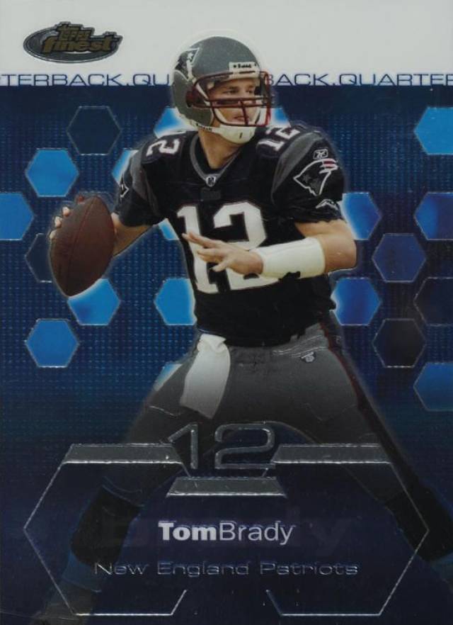 2003 Finest Tom Brady #35 Football Card