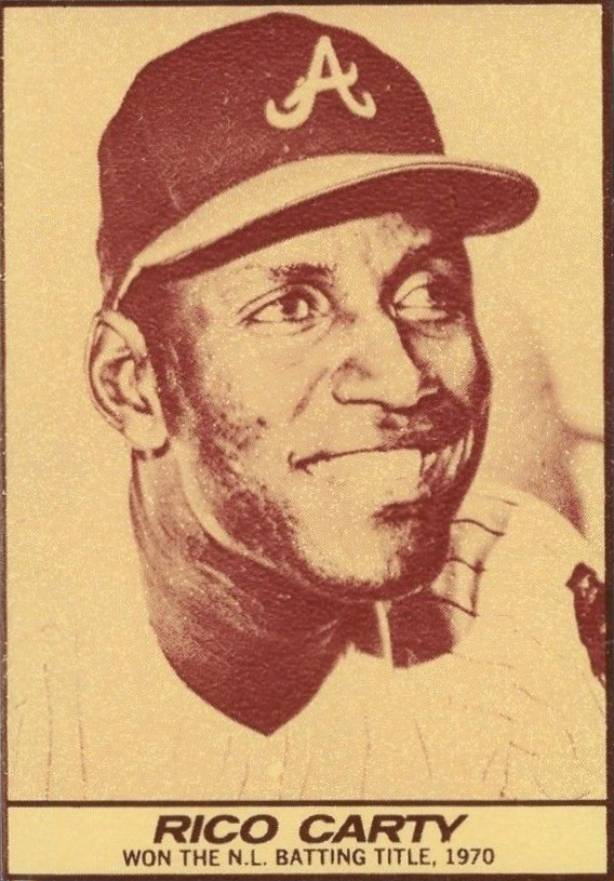 1971 Milk Duds Rico Carty # Baseball Card