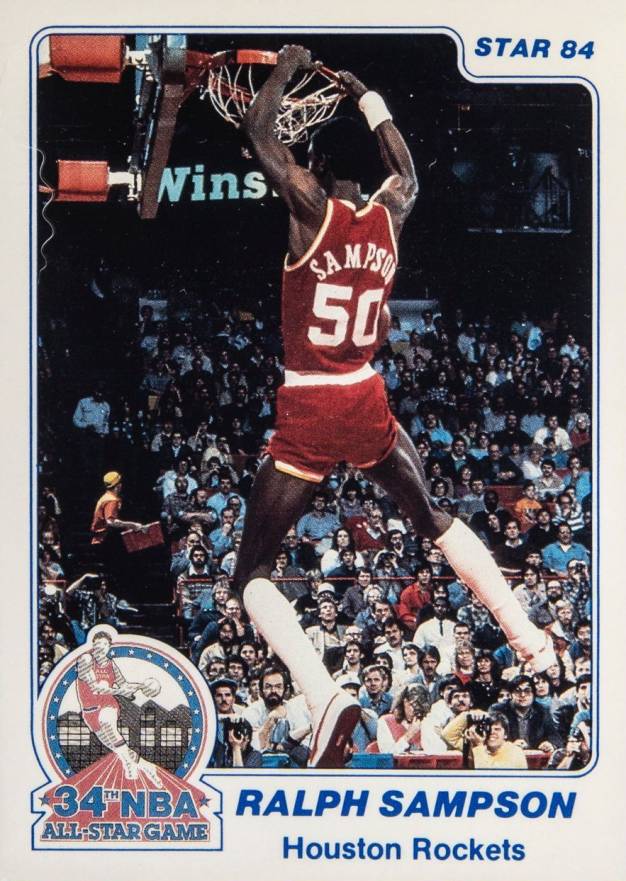 1984 Star Slam Dunk Ralph Sampson #8 Basketball Card