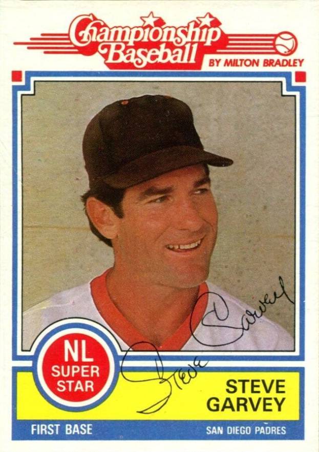 1984 Milton Bradley Steve Garvey # Baseball Card