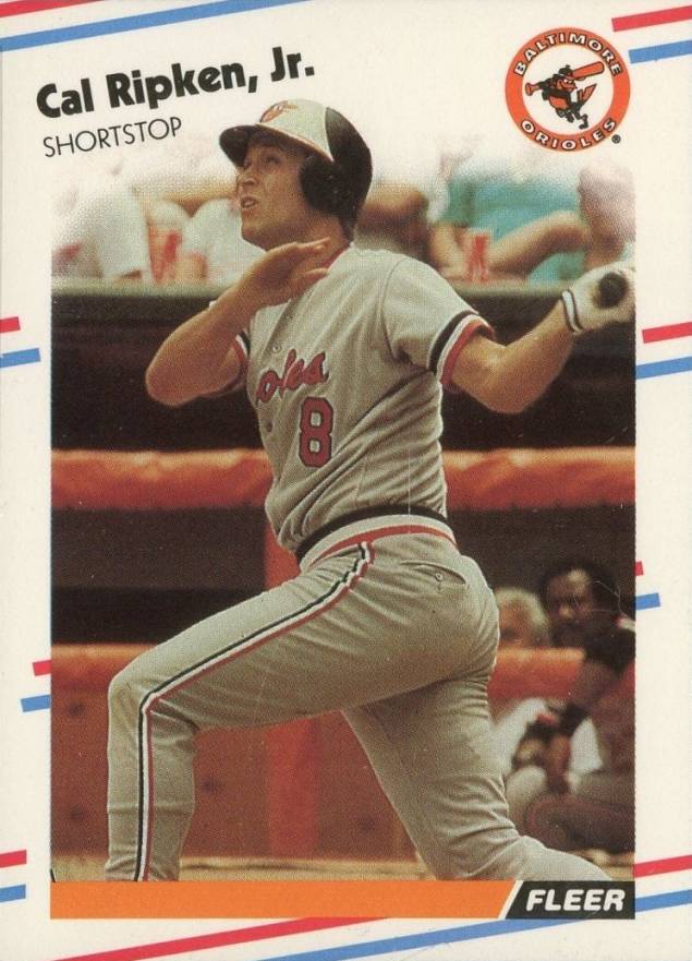 1988 Fleer Glossy Cal Ripken Jr. #570 Baseball Card