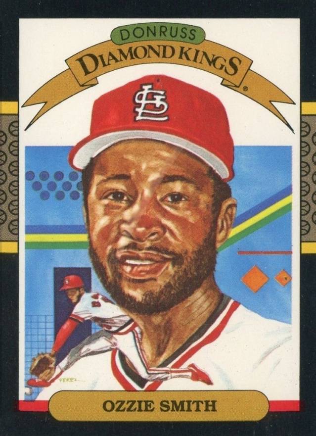 1987 Leaf Ozzie Smith #5 Baseball Card