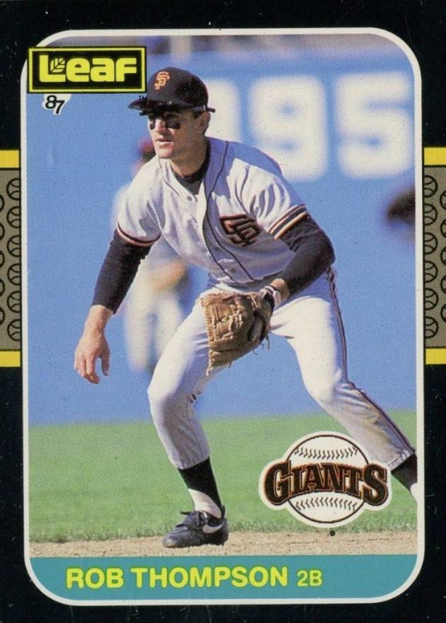 1987 Leaf Rob Thompson #64 Baseball Card