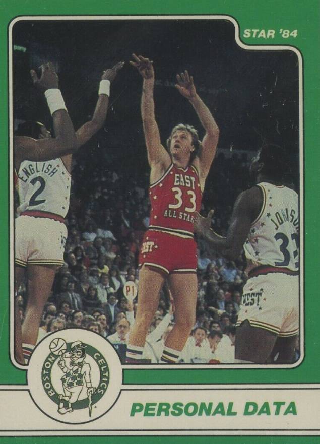 1984 Star Larry Bird Personal Data #17 Basketball Card