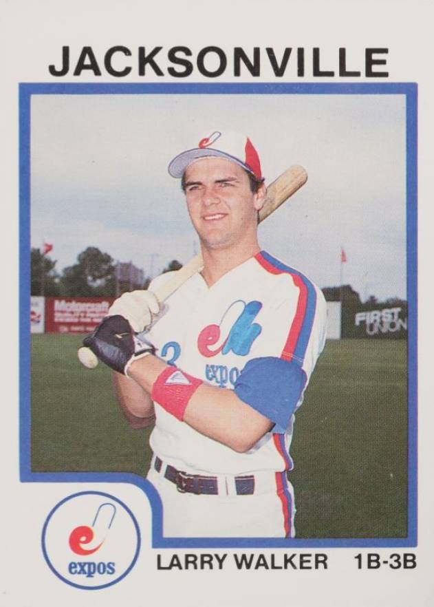 1987 Procards Larry Walker #429 Baseball Card