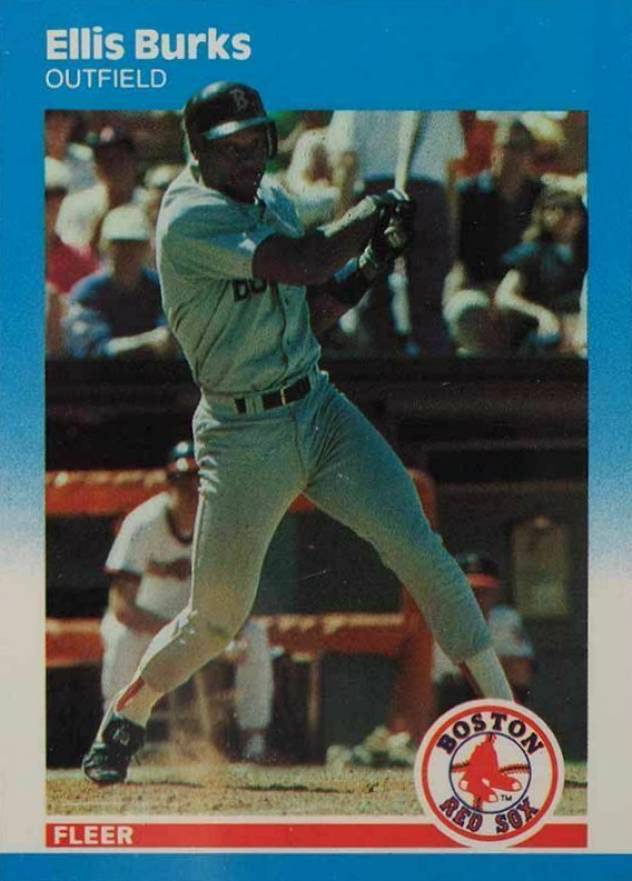 1987 Fleer Update Glossy Ellis Burks #U-15 Baseball Card