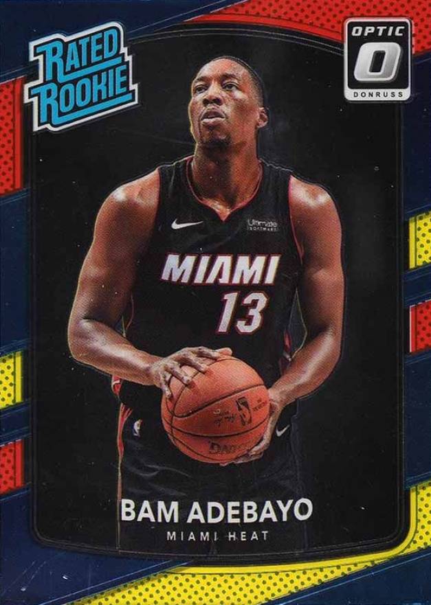 2017 Panini Donruss Optic Bam Adebayo #187 Basketball Card