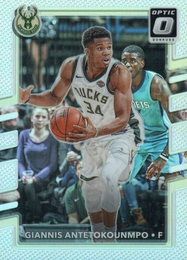 2017 Panini Donruss Optic Giannis Antetokounmpo #81 Basketball Card