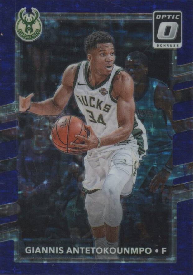 2017 Panini Donruss Optic Giannis Antetokounmpo #81 Basketball Card