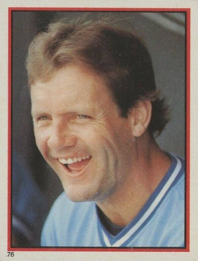 1983 Topps Stickers George Brett #76 Baseball Card