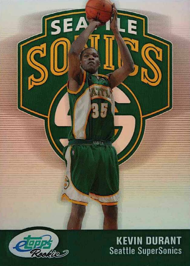 2007 Etopps Kevin Durant #19 Basketball Card