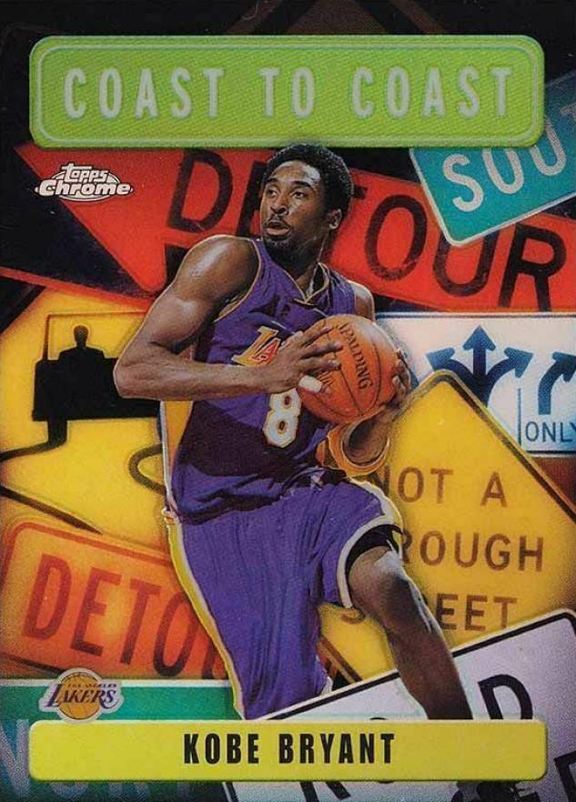 2002 Topps Chrome Coast to Coast Kobe Bryant #CC7 Basketball Card