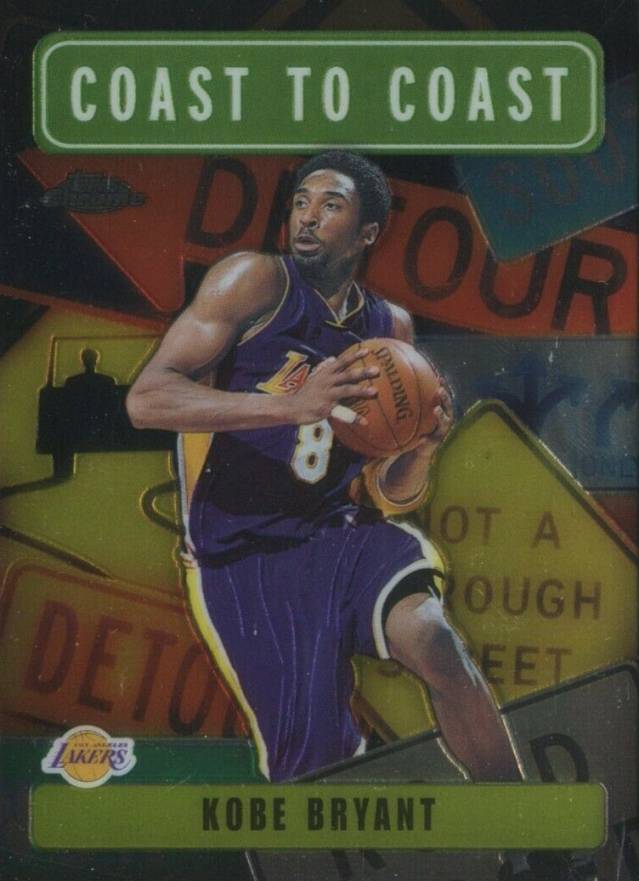 2002 Topps Chrome Coast to Coast Kobe Bryant #CC7 Basketball Card