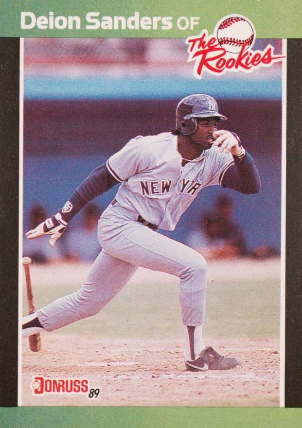 1989 Donruss Rookies Deion Sanders #6 Baseball Card