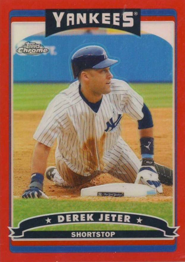 2006 Topps Chrome Derek Jeter #191 Baseball Card