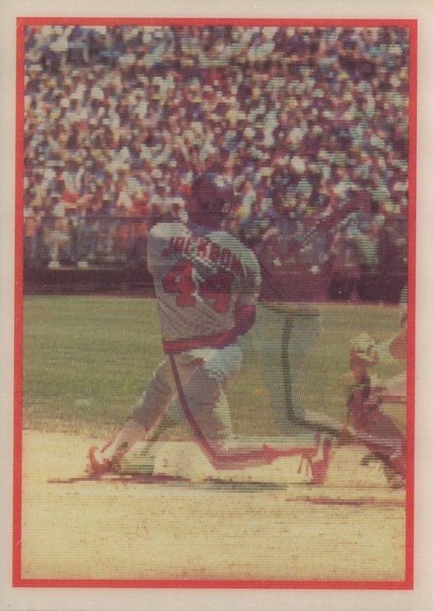 1987 Sportflics Reggie Jackson #44 Baseball Card