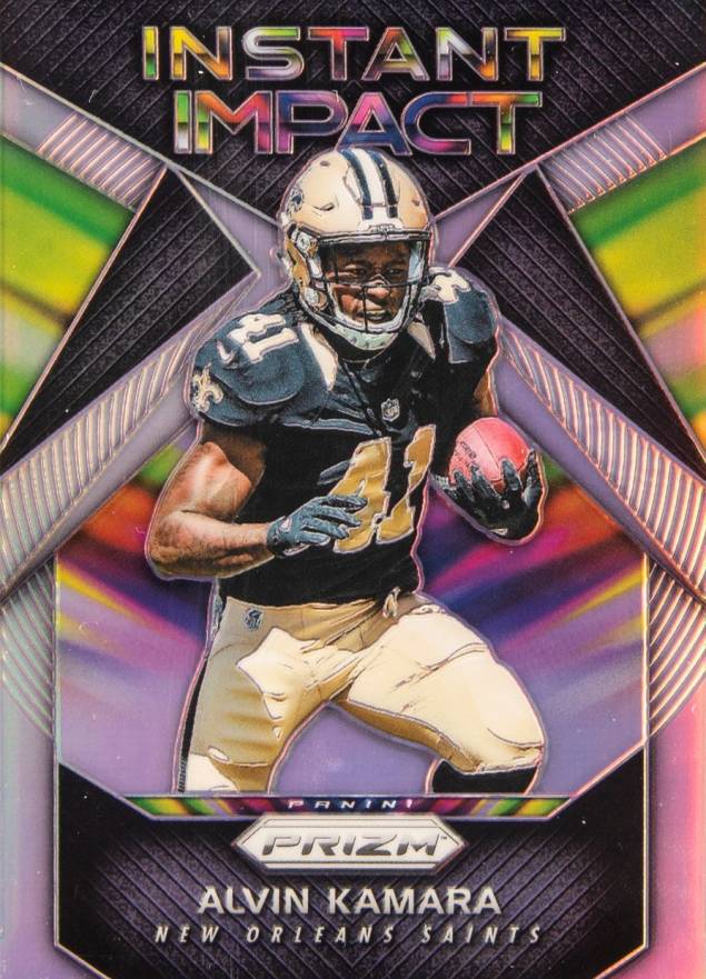 2017 Panini Prizm Instant Impact Alvin Kamara #7 Football Card