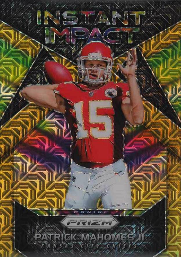 2017 Panini Prizm Instant Impact Patrick Mahomes II #8 Football Card