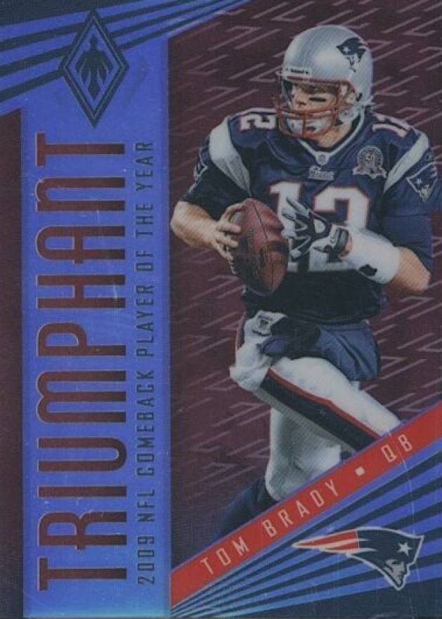 2017 Panini Phoenix Triumphant Tom Brady #TB-6 Football Card