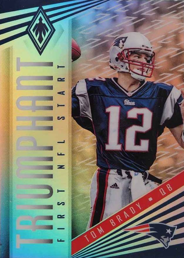 2017 Panini Phoenix Triumphant Tom Brady #TB-1 Football Card