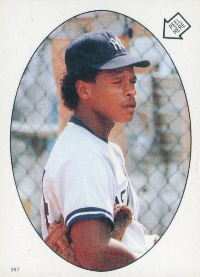 1986 Topps Stickers Rickey Henderson #297 Baseball Card