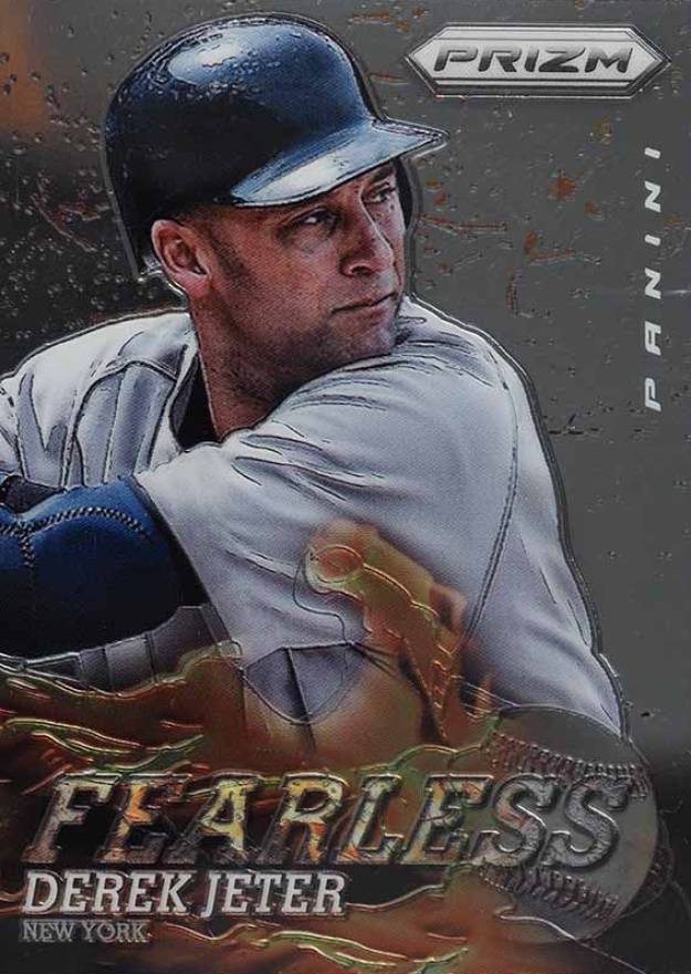 2013 Panini Prizm Fearless Derek Jeter #F3 Baseball Card