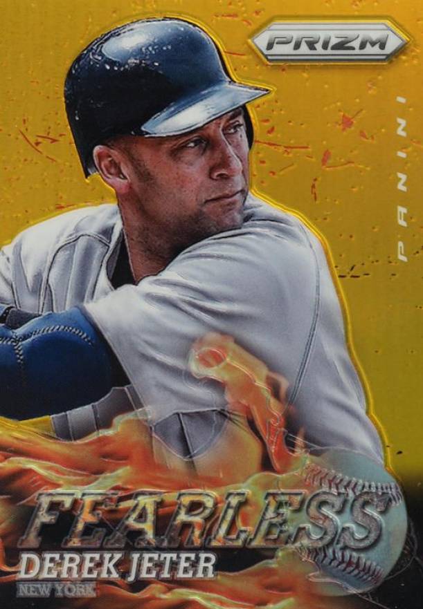 2013 Panini Prizm Fearless Derek Jeter #F3 Baseball Card