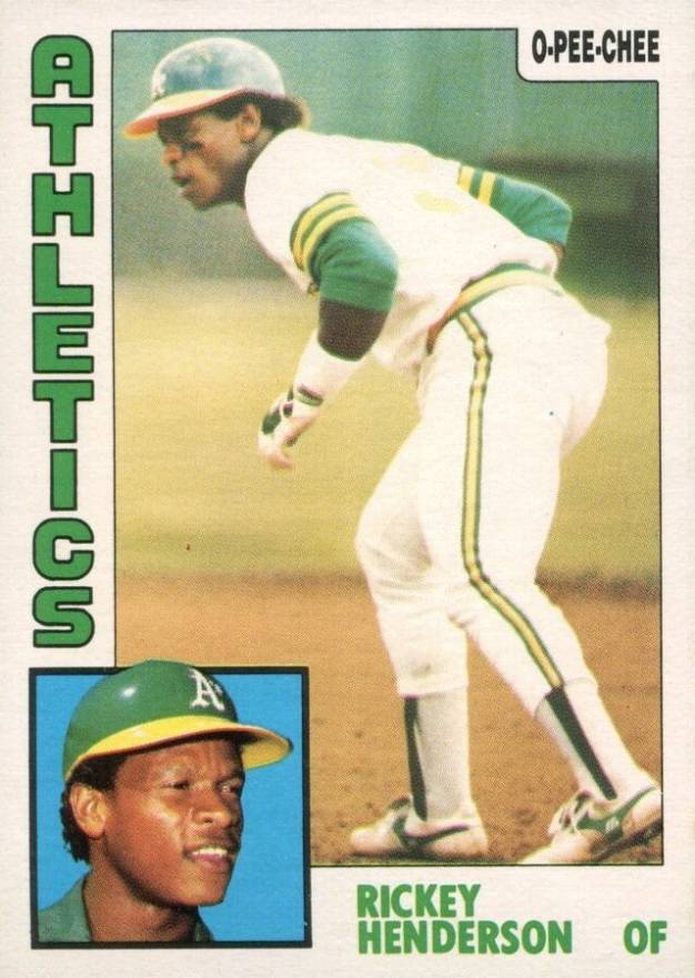 1984 O-Pee-Chee Rickey Henderson #230 Baseball Card